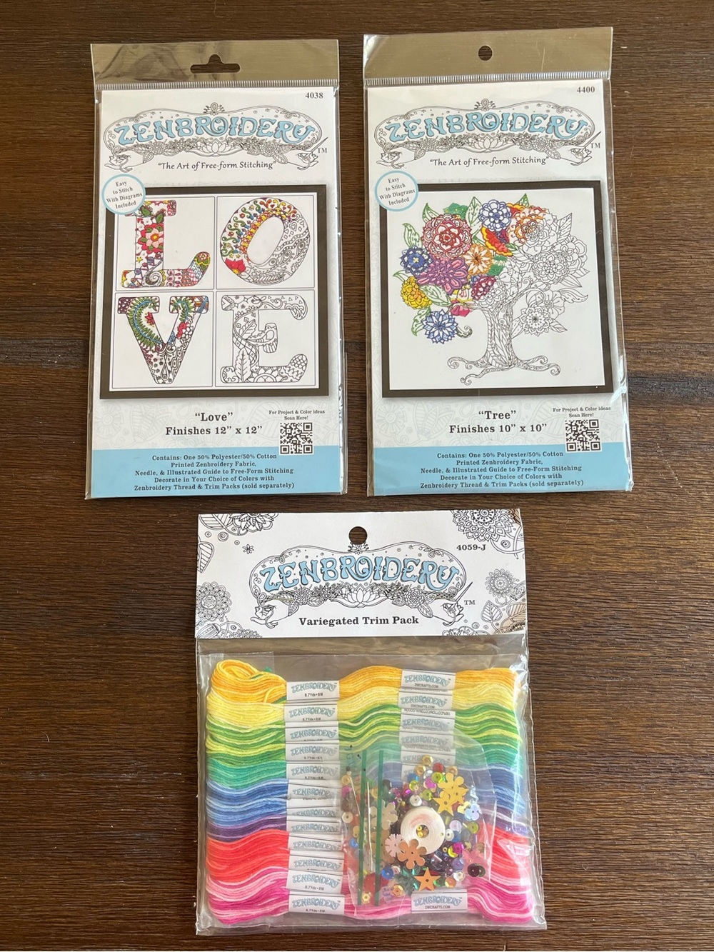 Lot of 3 | Zenbroidery Kits & Thread Trim Kit NEW